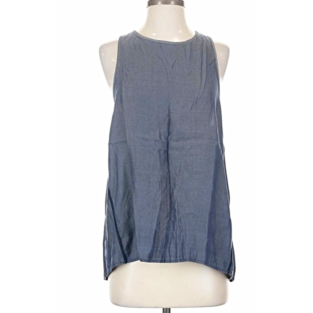 Lululemon Womens Gray Solid Sleeveless Round Neck Tank Top Open Back Size 6